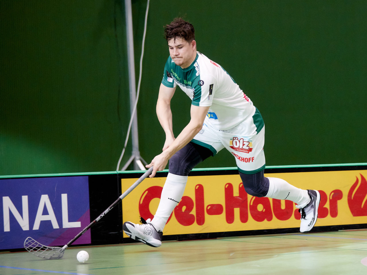 Männer Playoff Viertelfinal sechstes  Spiel 
Zug United -  SV Wiler-Ersigen am 27. März 2021 in der Sporthalle der Kantonsschule Zug 
Bild: Michael Peter