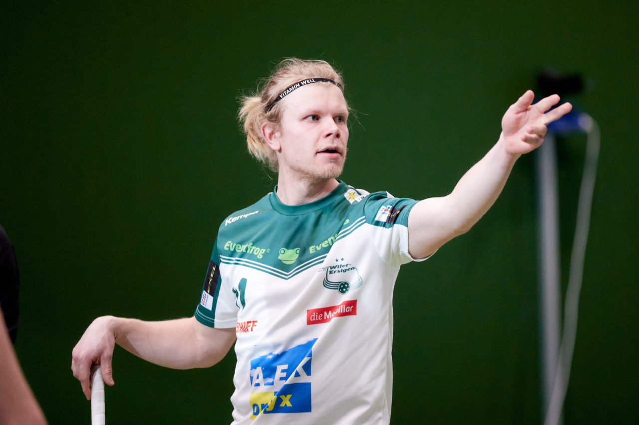 Männer Playoff Viertelfinal sechstes  Spiel 
Zug United -  SV Wiler-Ersigen am 27. März 2021 in der Sporthalle der Kantonsschule Zug 
Bild: Michael Peter