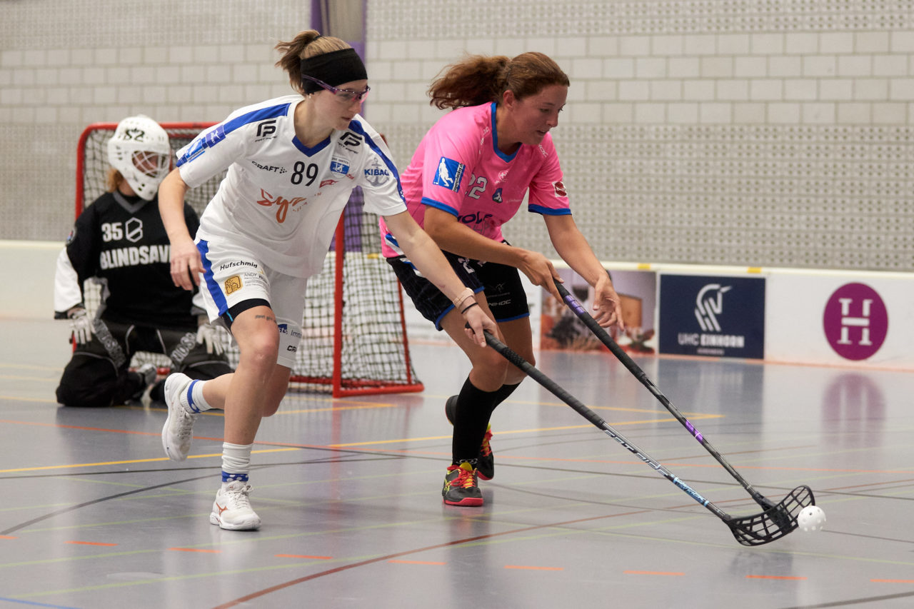 Mobiliar Unihockey Cup Damen 1/16 Final Einhorn Hünenberg - Zug United am  10. September 2021 in der Turnhalle Ehret in Hünenberg 
Bild: Michael Peter