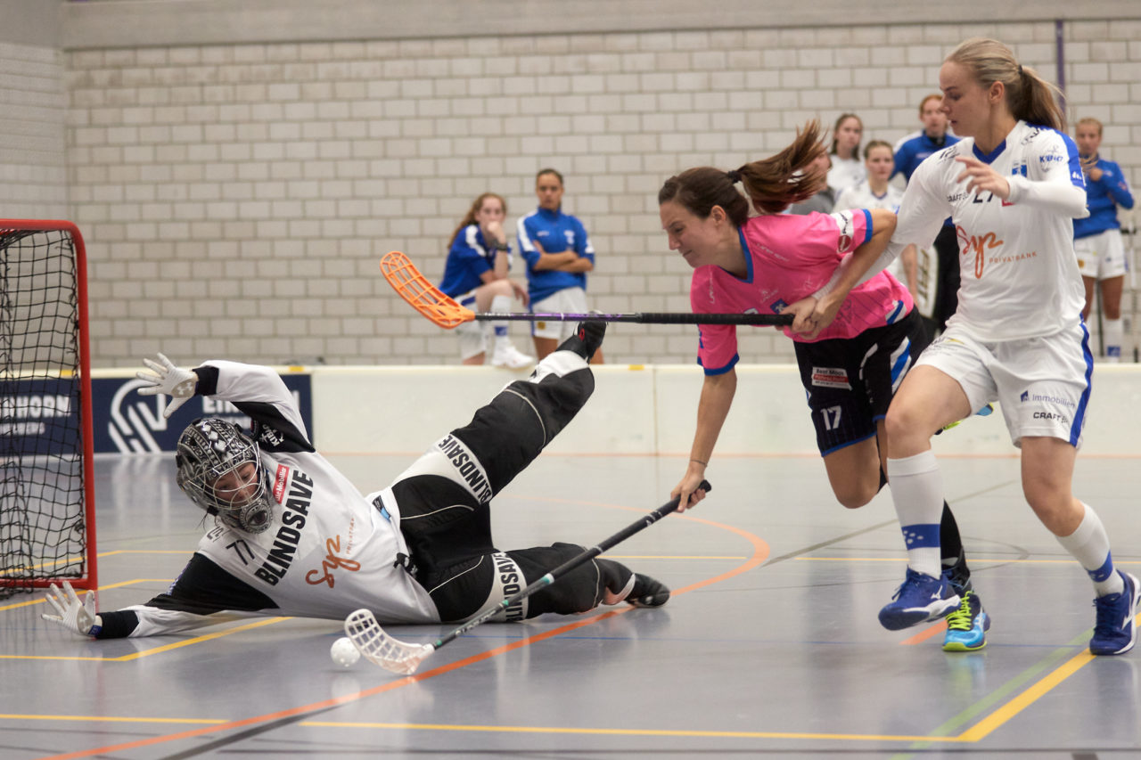 Mobiliar Unihockey Cup Damen 1/16 Final Einhorn Hünenberg - Zug United am  10. September 2021 in der Turnhalle Ehret in Hünenberg 
Bild: Michael Peter