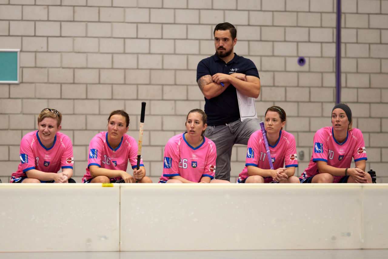 Mobiliar Unihockey Cup Damen 1/16 Final Einhorn Hünenberg - Zug United am  10. September 2021 in der Turnhalle Ehret in Hünenberg 
Bild: Michael Peter