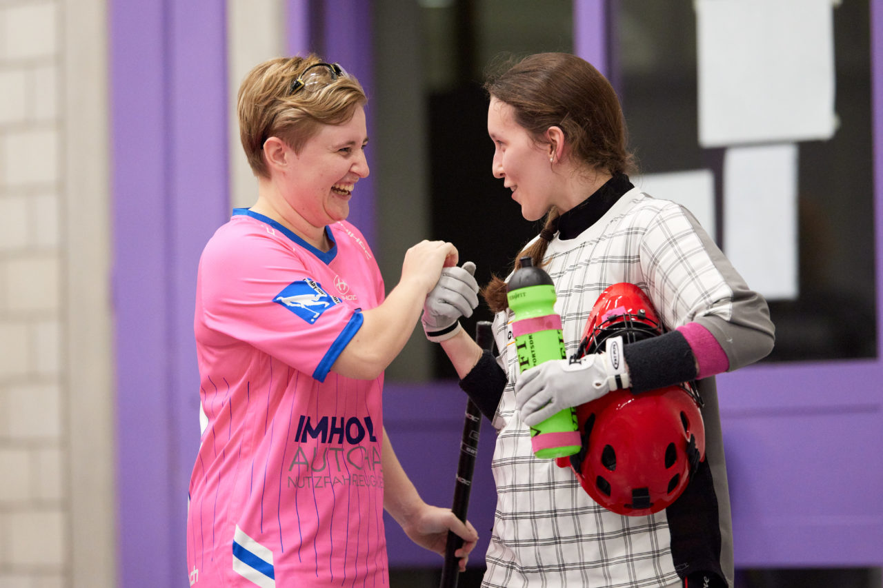 Mobiliar Unihockey Cup Damen 1/16 Final Einhorn Hünenberg - Zug United am  10. September 2021 in der Turnhalle Ehret in Hünenberg 
Bild: Michael Peter