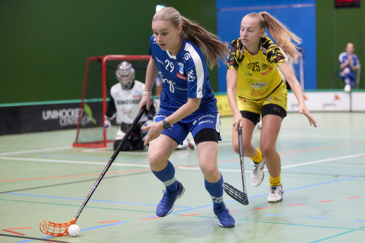 Zug United - Floorball Riders Dürnten-Bubikon-Rüti am  11. September  2021 in der Sporthalle der Kantonsschule Zug 
Bild: Michael Peter