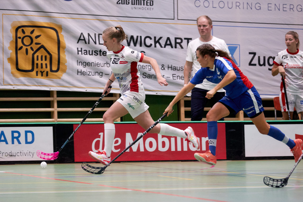 Zug United -  Red Ants Winterthur am  25. September  2021 in der Sporthalle der Kantonsschule Zug 
Bild: Michael Peter