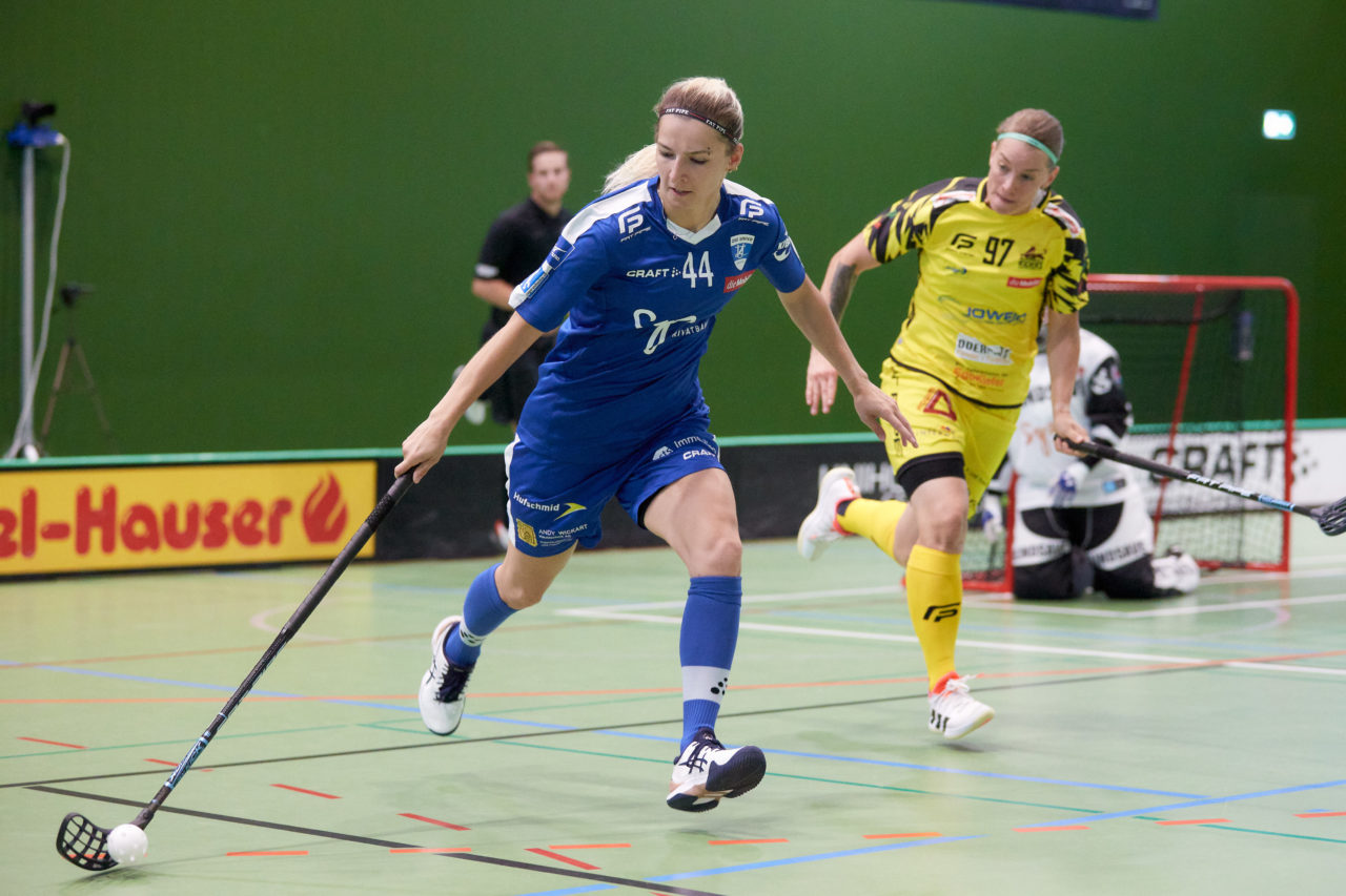 Zug United - Floorball Riders Dürnten-Bubikon-Rüti am  11. September  2021 in der Sporthalle der Kantonsschule Zug 
Bild: Michael Peter