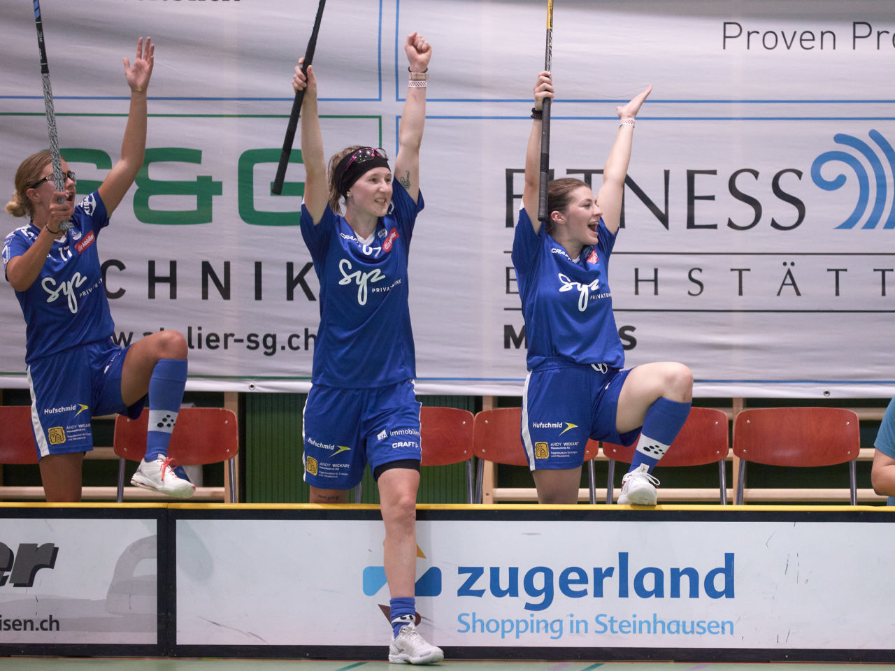 Zug United - Floorball Riders Dürnten-Bubikon-Rüti am  11. September  2021 in der Sporthalle der Kantonsschule Zug 
Bild: Michael Peter