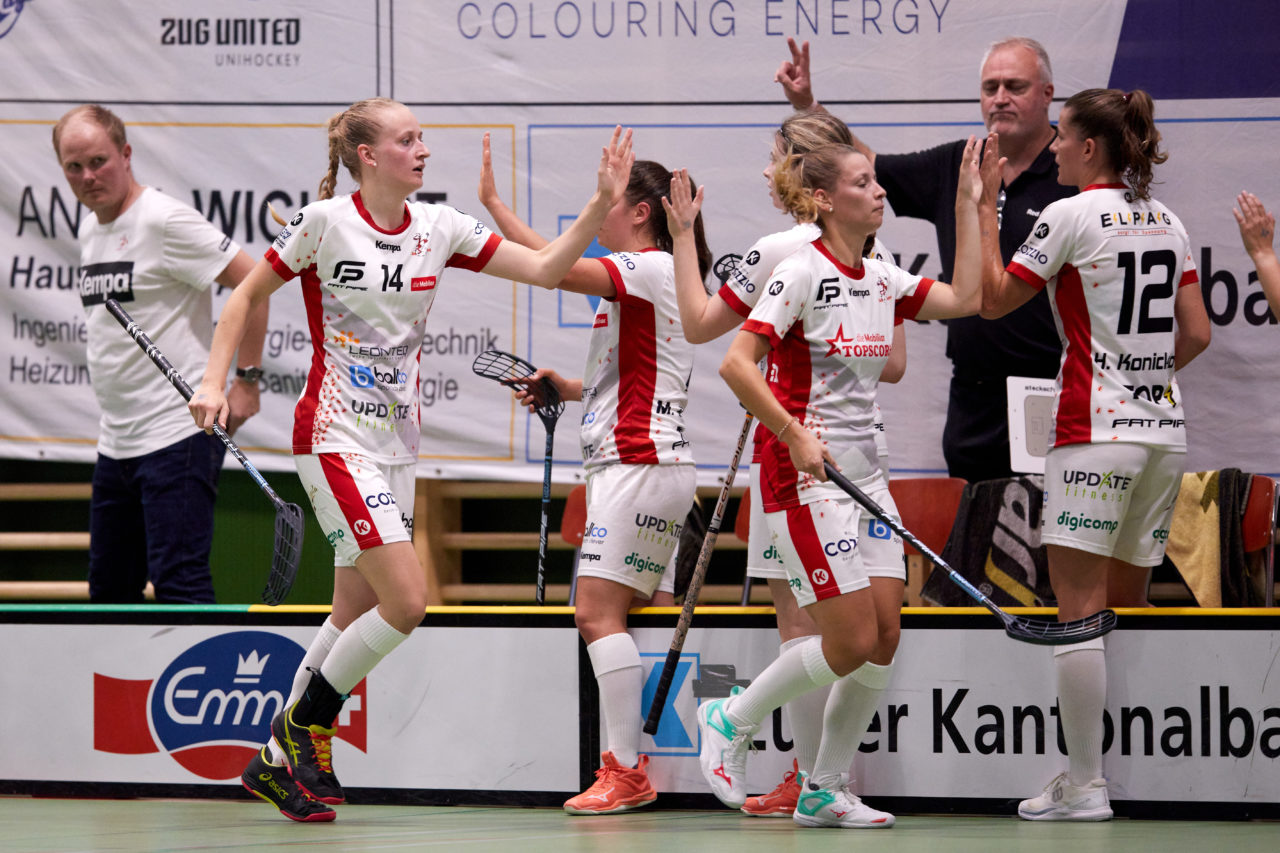 Zug United -  Red Ants Winterthur am  25. September  2021 in der Sporthalle der Kantonsschule Zug 
Bild: Michael Peter