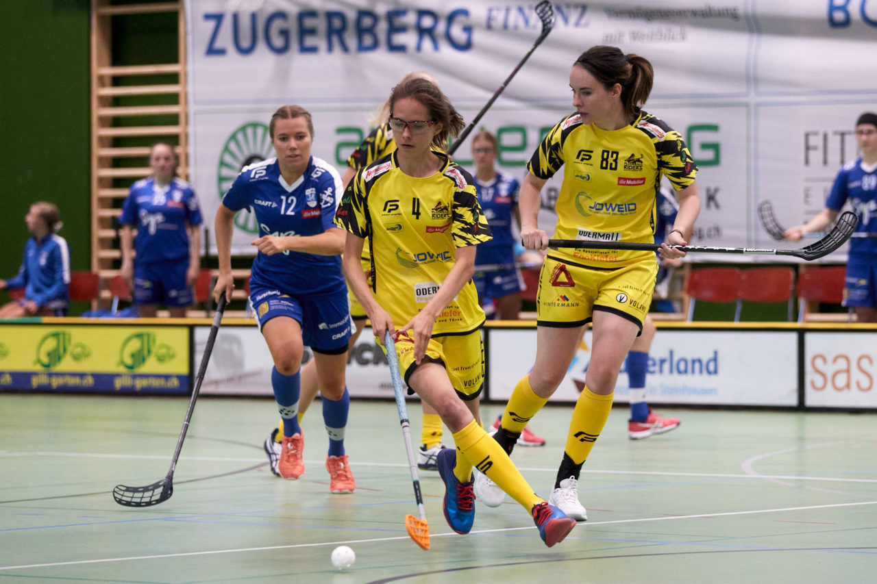 Zug United - Floorball Riders Dürnten-Bubikon-Rüti am  11. September  2021 in der Sporthalle der Kantonsschule Zug 
Bild: Michael Peter