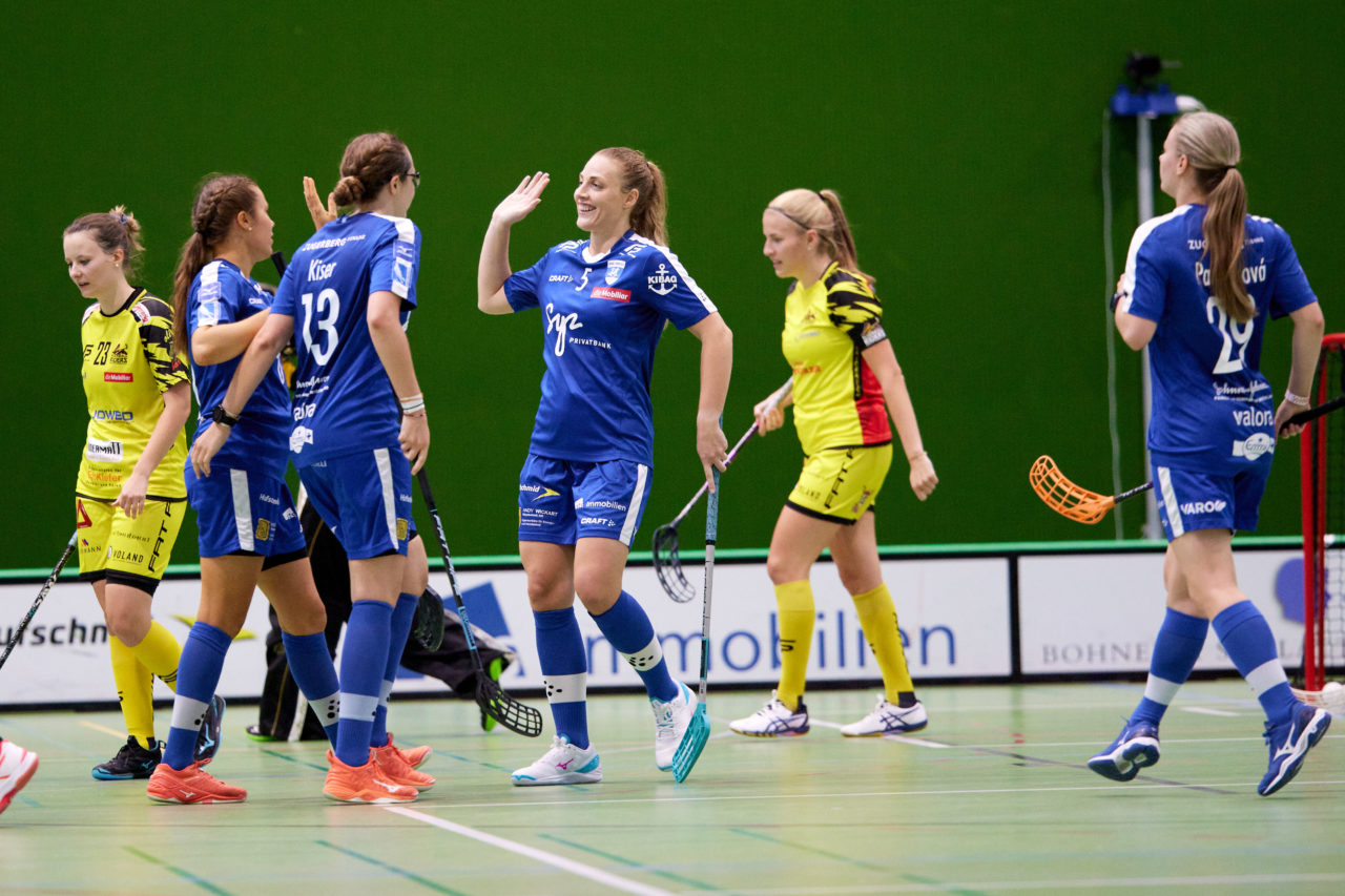 Zug United - Floorball Riders Dürnten-Bubikon-Rüti am  11. September  2021 in der Sporthalle der Kantonsschule Zug 
Bild: Michael Peter