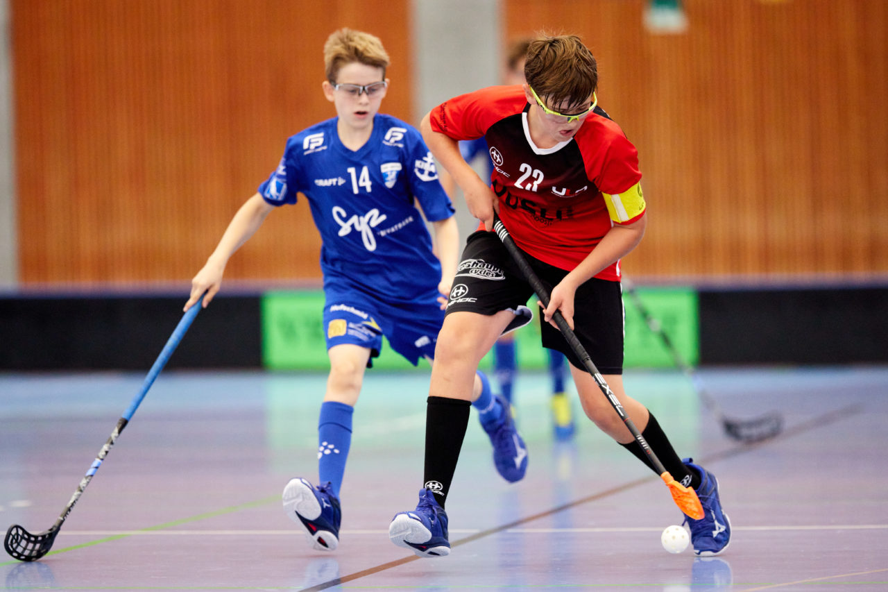 Junioren U14A Zug United - Unihockey Langenthal-Aarwangen am  12. September  2021 in der Stadthalle Zug 
Bild: Michael Peter