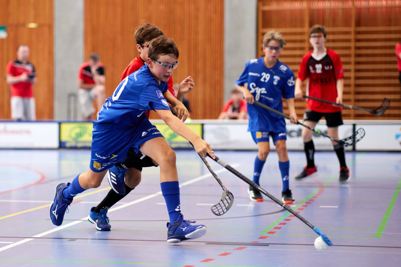 Junioren U14A Zug United - Unihockey Langenthal-Aarwangen am  12. September  2021 in der Stadthalle Zug 
Bild: Michael Peter