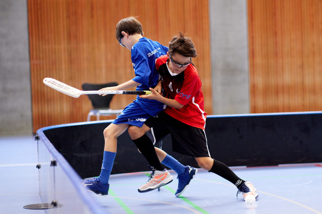 Junioren U14A Zug United - Unihockey Langenthal-Aarwangen am  12. September  2021 in der Stadthalle Zug 
Bild: Michael Peter
