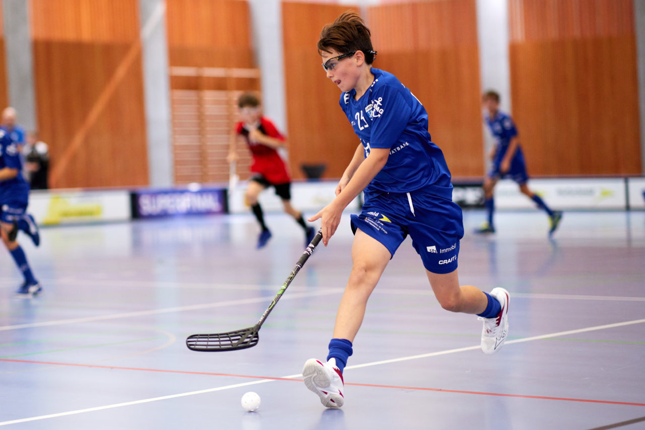 Junioren U14A Zug United - Unihockey Langenthal-Aarwangen am  12. September  2021 in der Stadthalle Zug 
Bild: Michael Peter