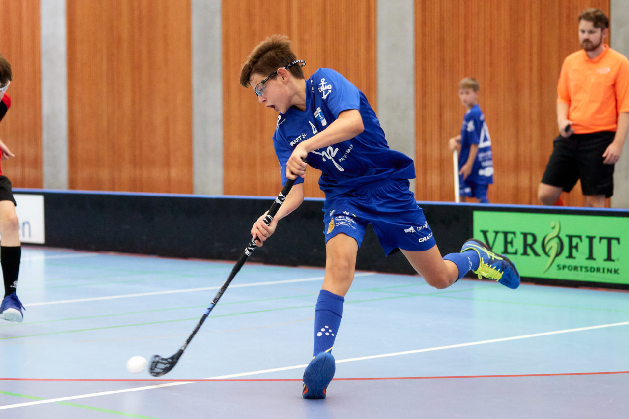 Junioren U14A Zug United - Unihockey Langenthal-Aarwangen am  12. September  2021 in der Stadthalle Zug 
Bild: Michael Peter