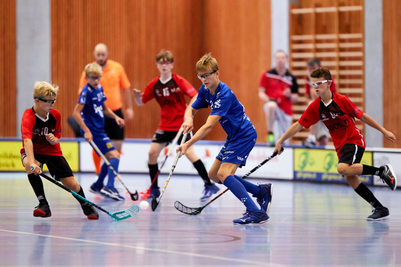 Junioren U14A Zug United - Unihockey Langenthal-Aarwangen am  12. September  2021 in der Stadthalle Zug 
Bild: Michael Peter