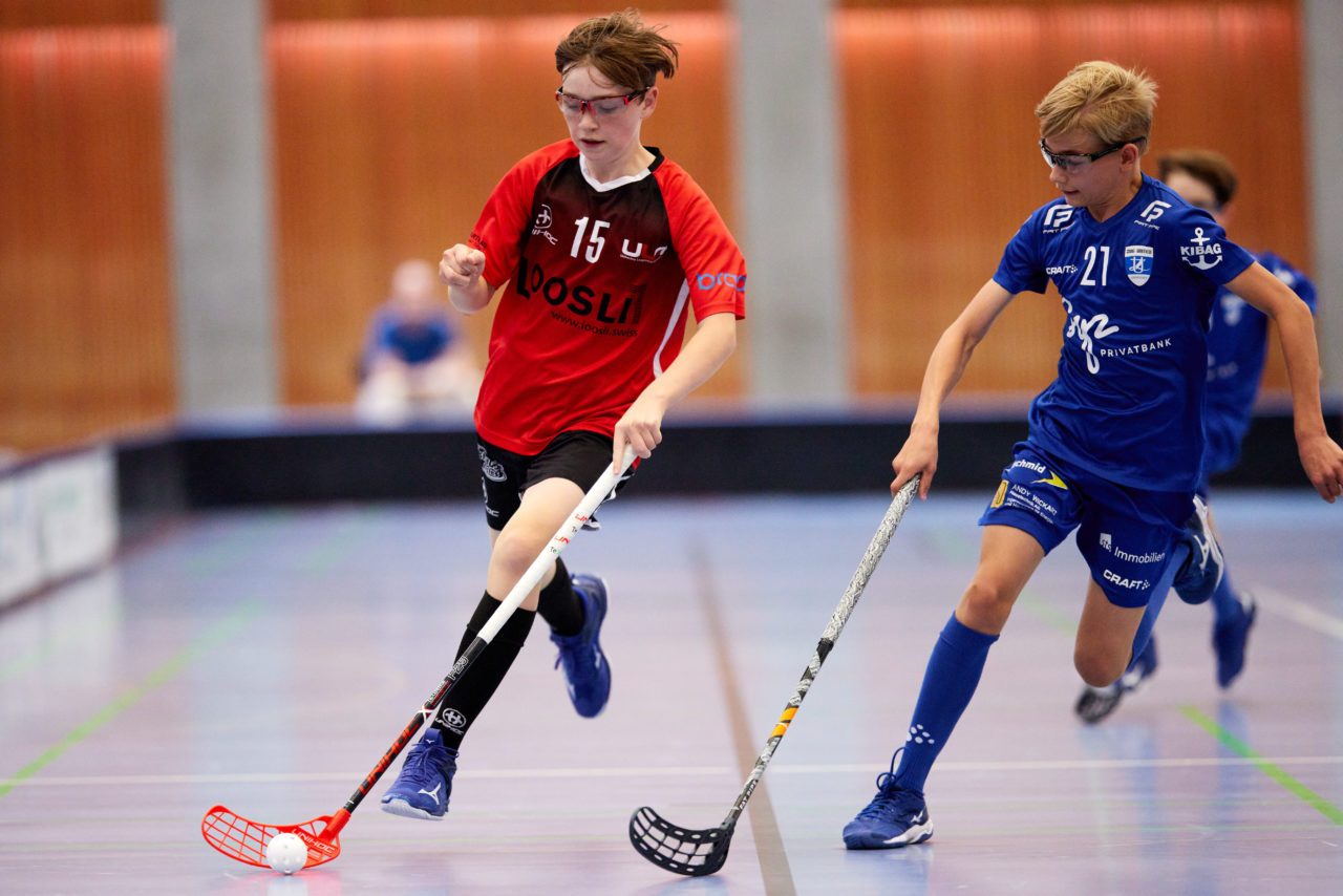 Junioren U14A Zug United - Unihockey Langenthal-Aarwangen am  12. September  2021 in der Stadthalle Zug 
Bild: Michael Peter