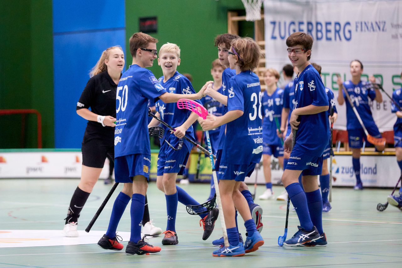 Junioren U16A
Zug United -  Unihockey Tigers Langnau am  26. September  2021 in der Sporthalle der Kantonsschule Zug 
Bild: Michael Peter