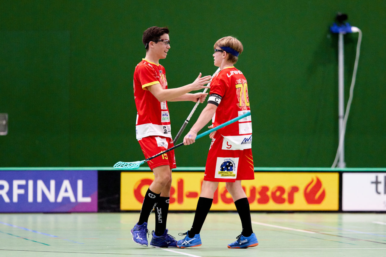 Junioren U16A
Zug United -  Unihockey Tigers Langnau am  26. September  2021 in der Sporthalle der Kantonsschule Zug 
Bild: Michael Peter