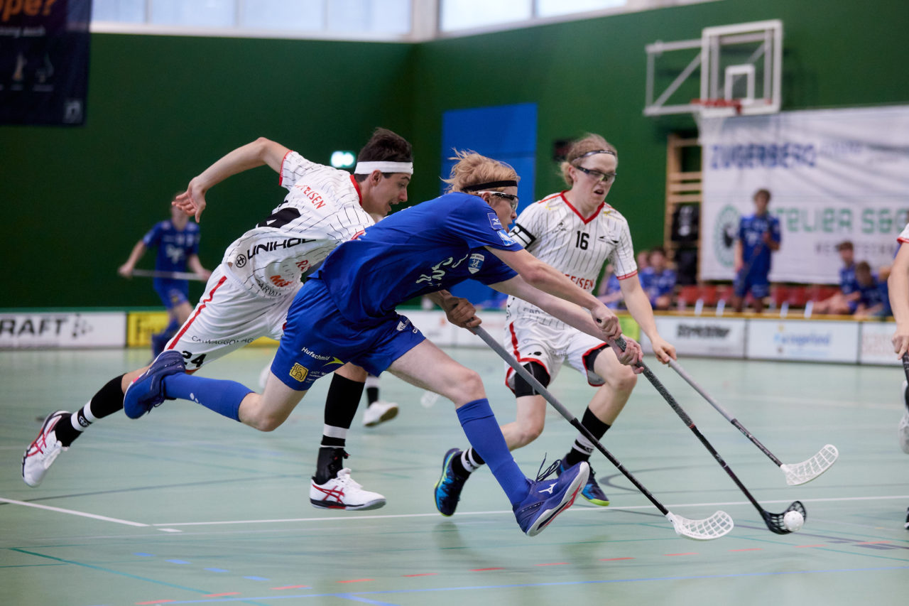Junioren U18A
Zug United - Chur Unihockey am  12. September  2021 in der Sporthalle der Kantonsschule Zug 
Bild: Michael Peter