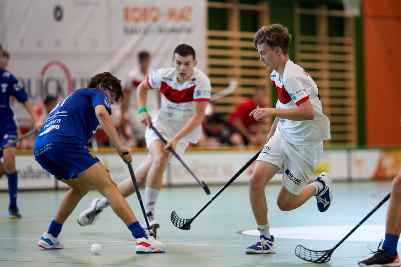 Junioren U18A
Zug United - UHC Thun am  25. September  2021 in der Sporthalle der Kantonsschule Zug 
Bild: Michael Peter
