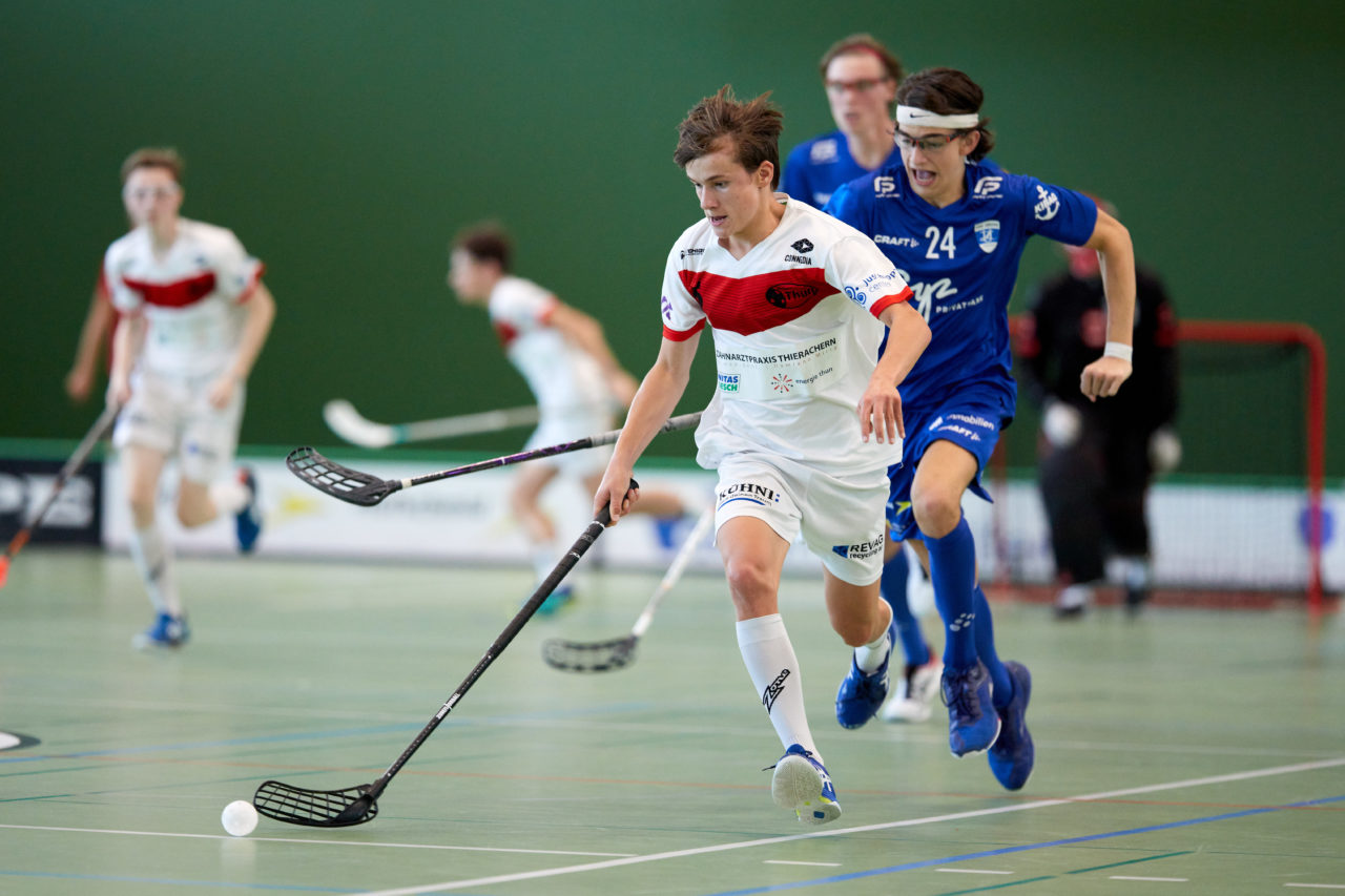 Junioren U18A
Zug United - UHC Thun am  25. September  2021 in der Sporthalle der Kantonsschule Zug 
Bild: Michael Peter