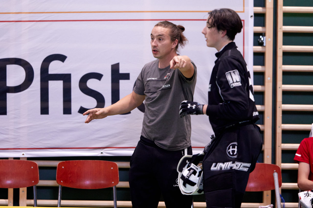 Junioren U18A
Zug United - Chur Unihockey am  12. September  2021 in der Sporthalle der Kantonsschule Zug 
Bild: Michael Peter