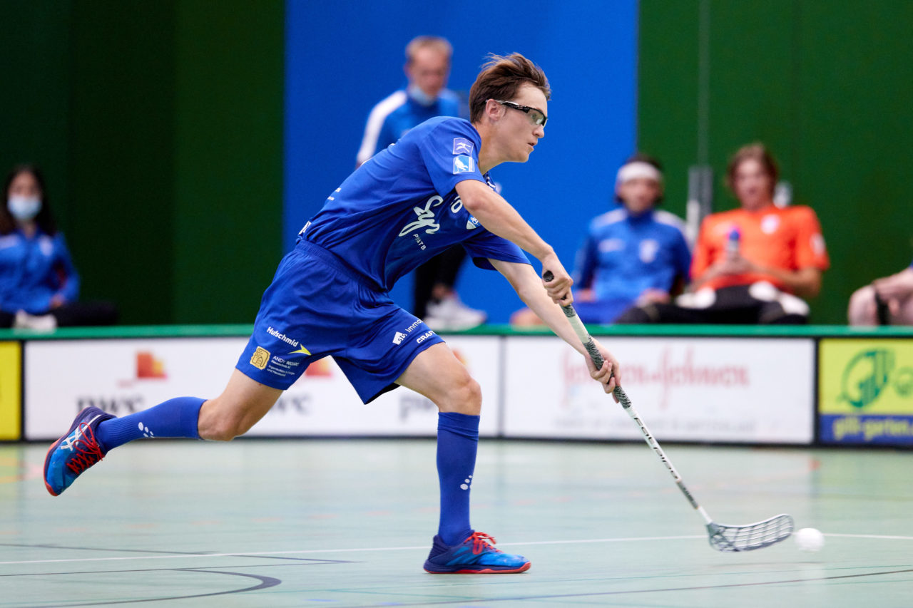 Junioren U18A
Zug United - Chur Unihockey am  12. September  2021 in der Sporthalle der Kantonsschule Zug 
Bild: Michael Peter