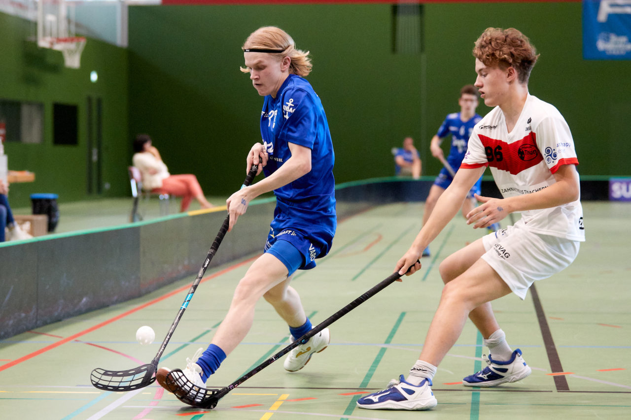 Junioren U18A
Zug United - UHC Thun am  25. September  2021 in der Sporthalle der Kantonsschule Zug 
Bild: Michael Peter