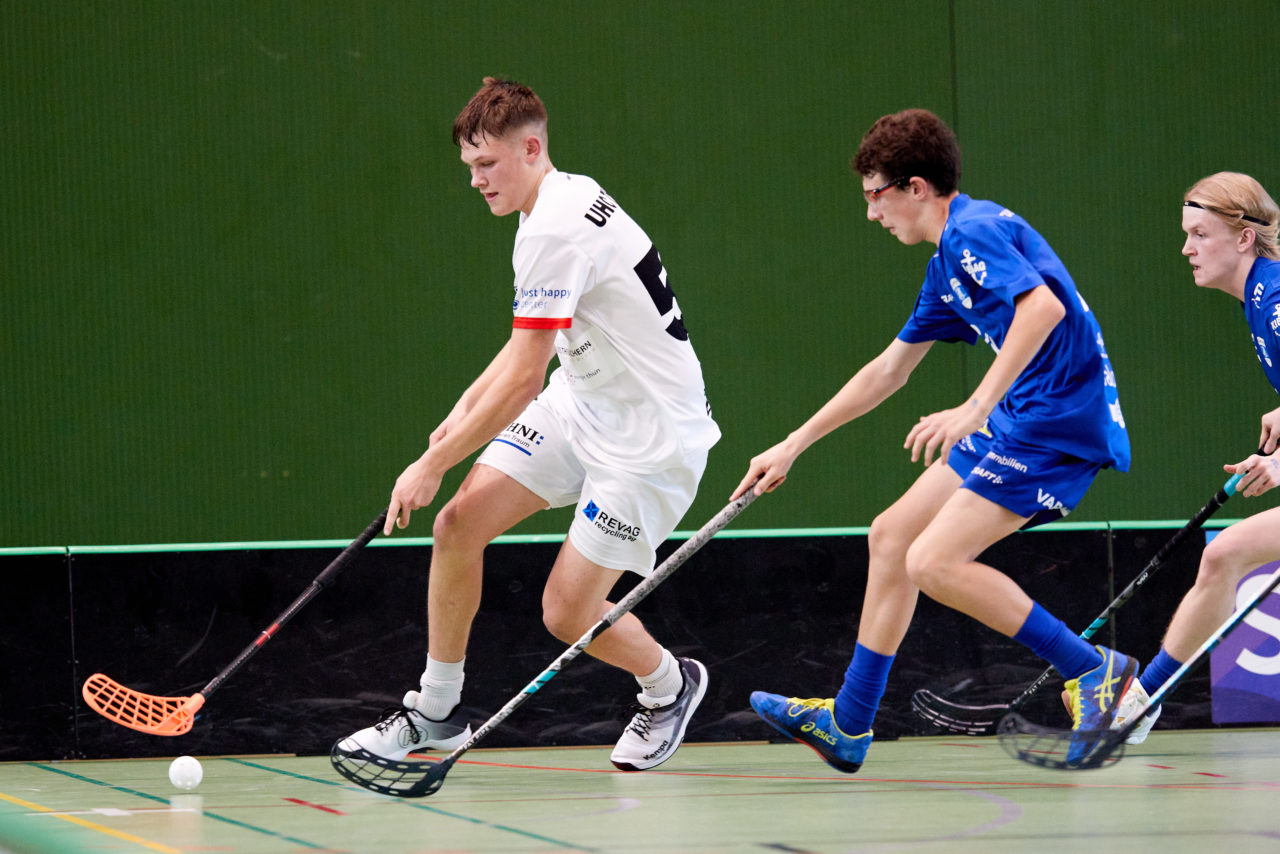 Junioren U18A
Zug United - UHC Thun am  25. September  2021 in der Sporthalle der Kantonsschule Zug 
Bild: Michael Peter