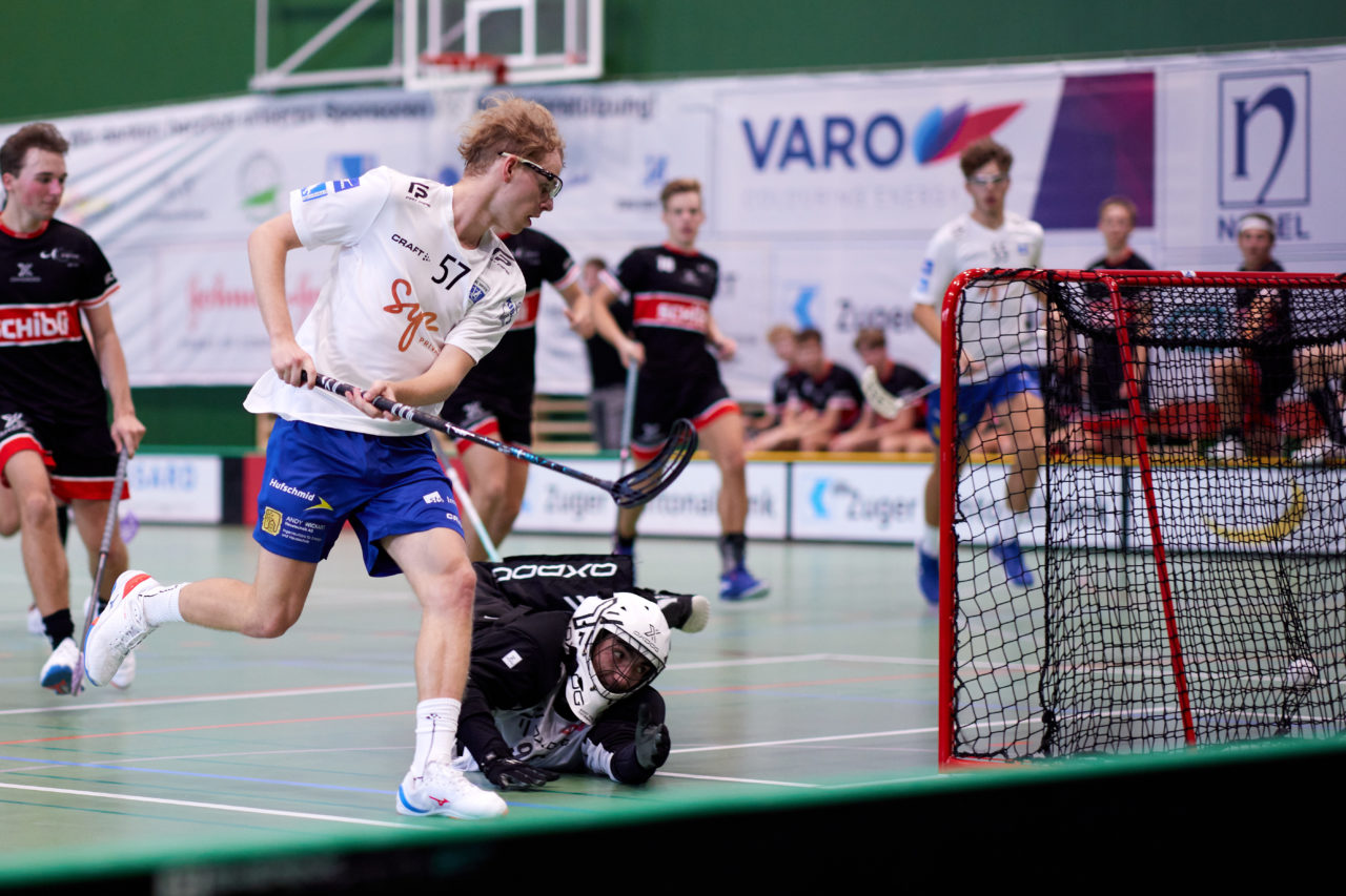 Junioren U21A
Zug United - UHC Uster  am  12. September  2021 in der Sporthalle der Kantonsschule Zug 
Bild: Michael Peter