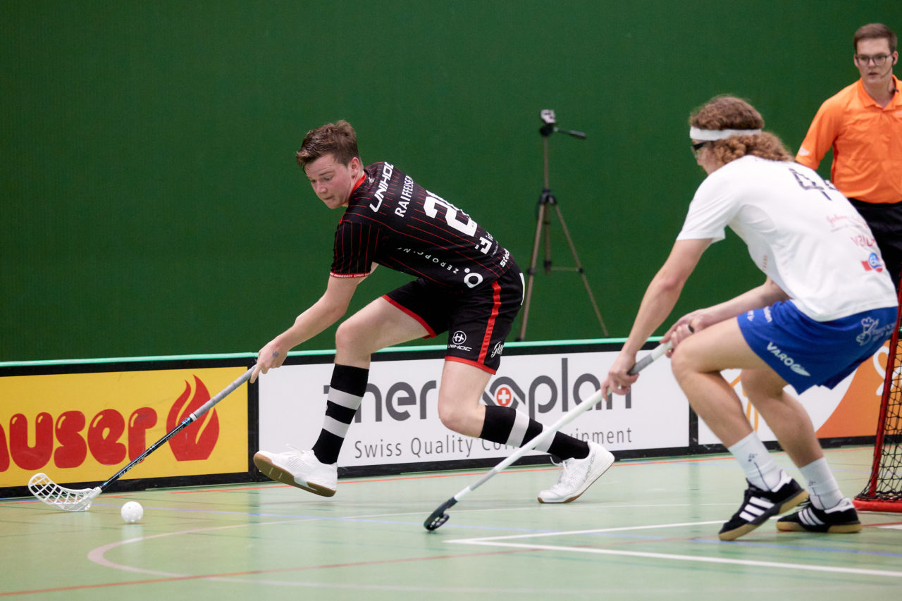 Junioren U21A
Zug United -  Chur Unihockey am  26. September  2021 in der Sporthalle der Kantonsschule Zug 
Bild: Michael Peter