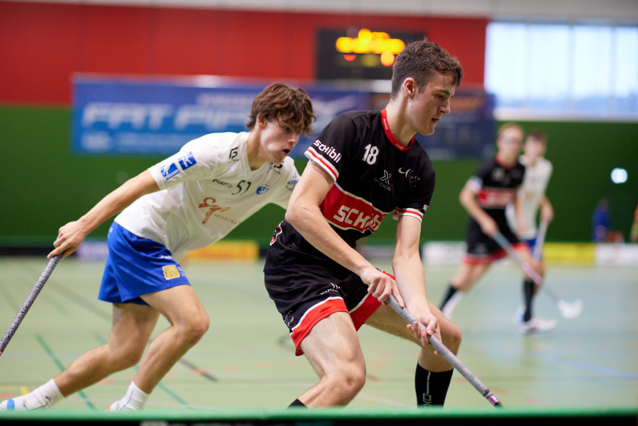 Junioren U21A
Zug United - UHC Uster  am  12. September  2021 in der Sporthalle der Kantonsschule Zug 
Bild: Michael Peter