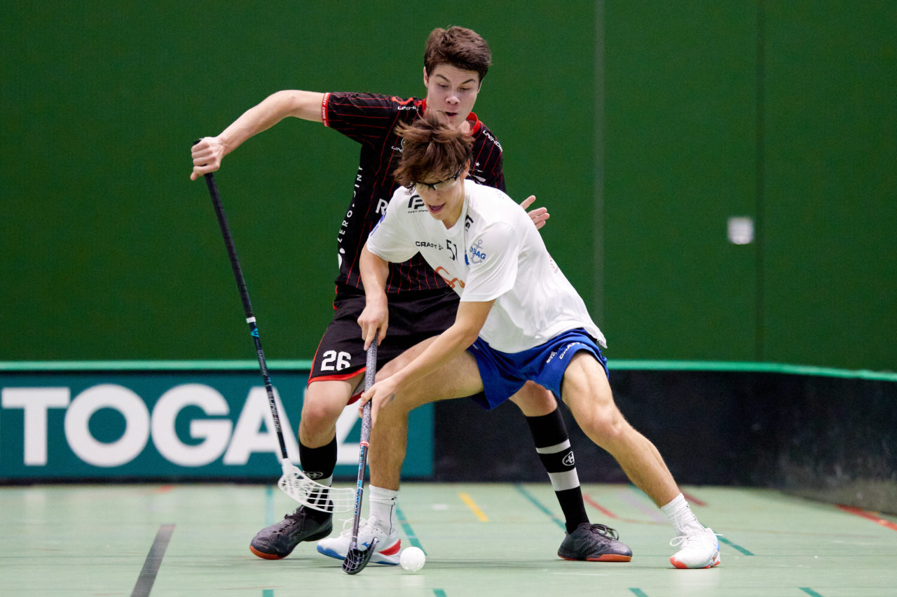 Junioren U21A
Zug United -  Chur Unihockey am  26. September  2021 in der Sporthalle der Kantonsschule Zug 
Bild: Michael Peter