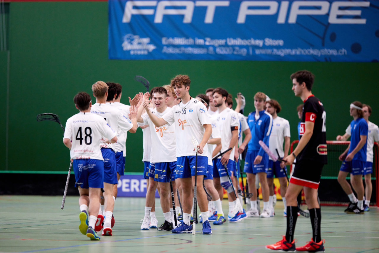 Junioren U21A
Zug United - UHC Uster  am  12. September  2021 in der Sporthalle der Kantonsschule Zug 
Bild: Michael Peter