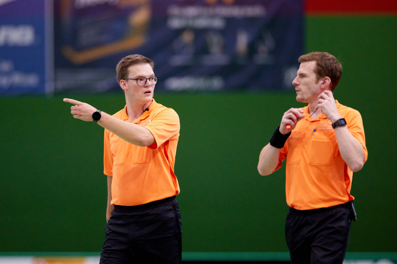 Junioren U21A
Zug United -  Chur Unihockey am  26. September  2021 in der Sporthalle der Kantonsschule Zug 
Bild: Michael Peter