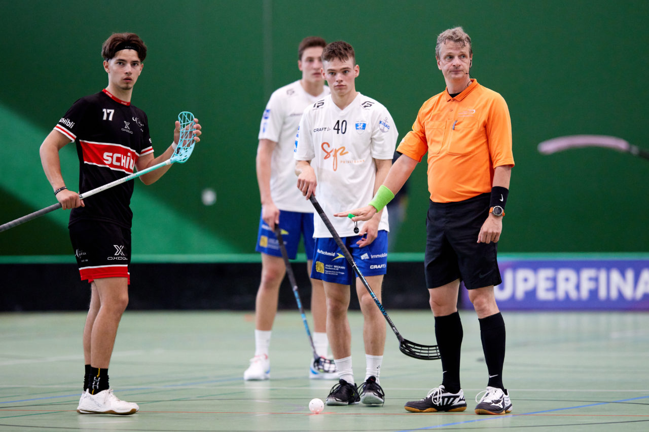 Junioren U21A
Zug United - UHC Uster  am  12. September  2021 in der Sporthalle der Kantonsschule Zug 
Bild: Michael Peter