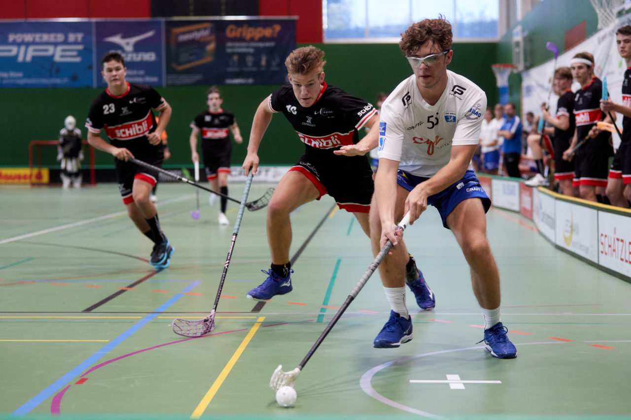 Junioren U21A
Zug United - UHC Uster  am  12. September  2021 in der Sporthalle der Kantonsschule Zug 
Bild: Michael Peter