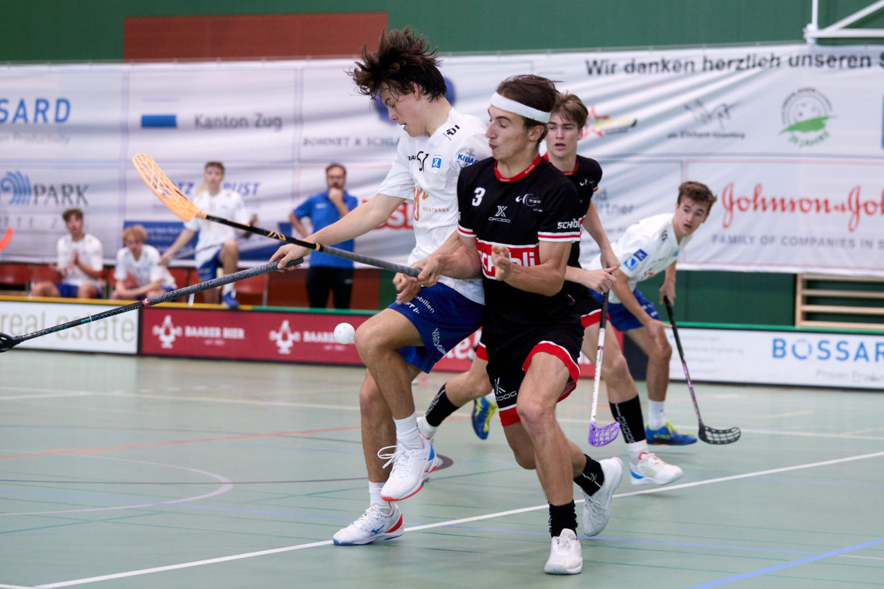 Junioren U21A
Zug United - UHC Uster  am  12. September  2021 in der Sporthalle der Kantonsschule Zug 
Bild: Michael Peter