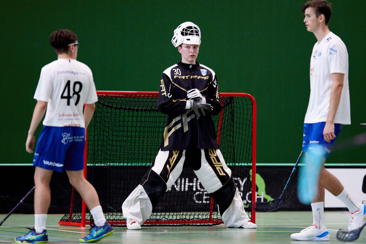 Junioren U21A
Zug United - UHC Uster  am  12. September  2021 in der Sporthalle der Kantonsschule Zug 
Bild: Michael Peter