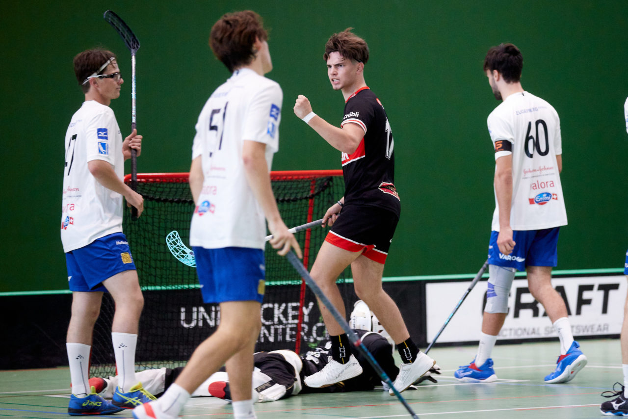 Junioren U21A
Zug United - UHC Uster  am  12. September  2021 in der Sporthalle der Kantonsschule Zug 
Bild: Michael Peter