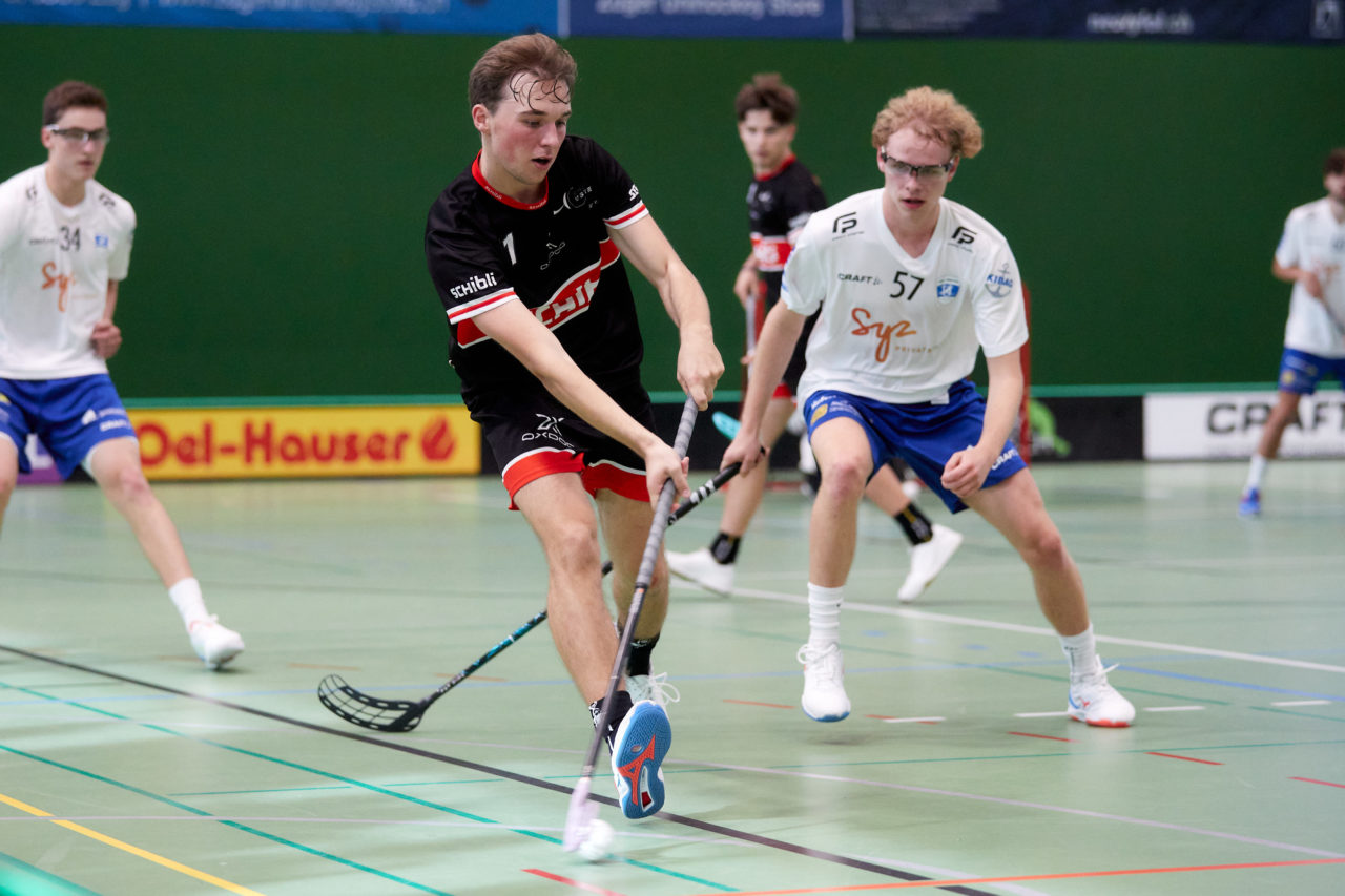 Junioren U21A
Zug United - UHC Uster  am  12. September  2021 in der Sporthalle der Kantonsschule Zug 
Bild: Michael Peter