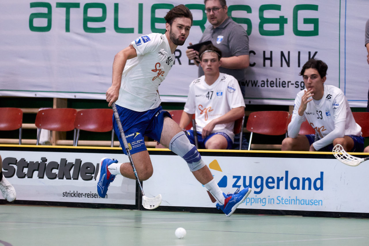 Junioren U21A
Zug United - UHC Uster  am  12. September  2021 in der Sporthalle der Kantonsschule Zug 
Bild: Michael Peter