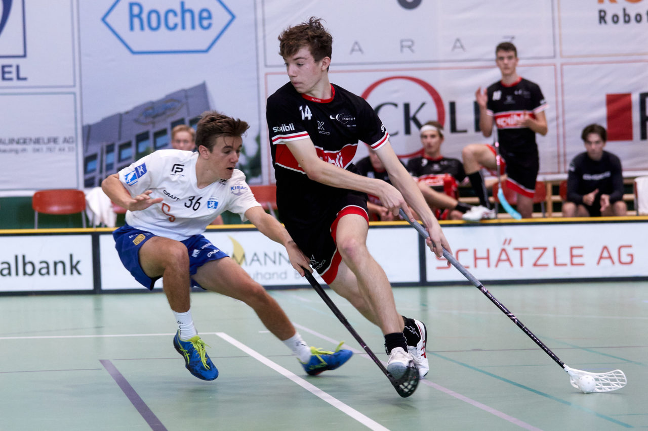 Junioren U21A
Zug United - UHC Uster  am  12. September  2021 in der Sporthalle der Kantonsschule Zug 
Bild: Michael Peter