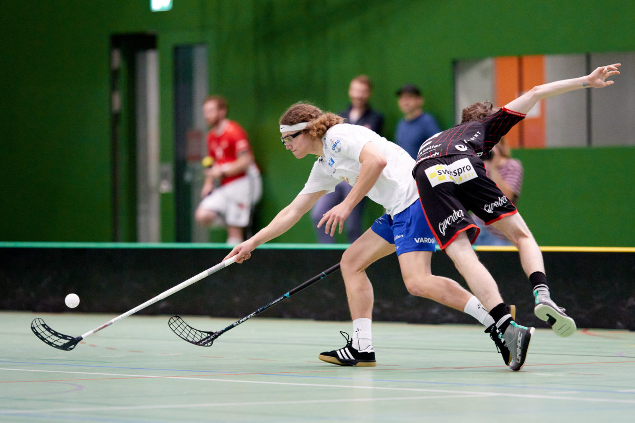 Junioren U21A
Zug United -  Chur Unihockey am  26. September  2021 in der Sporthalle der Kantonsschule Zug 
Bild: Michael Peter