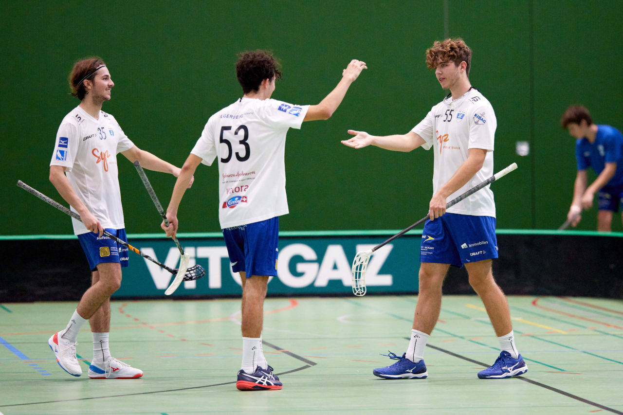 Junioren U21A
Zug United -  Chur Unihockey am  26. September  2021 in der Sporthalle der Kantonsschule Zug 
Bild: Michael Peter