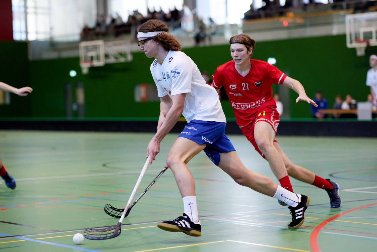 Junioren U21A
Zug United -  Floorball Köniz am 23. Oktober  2021 in der Sporthalle der Kantonsschule Zug 
Bild: Michael Peter