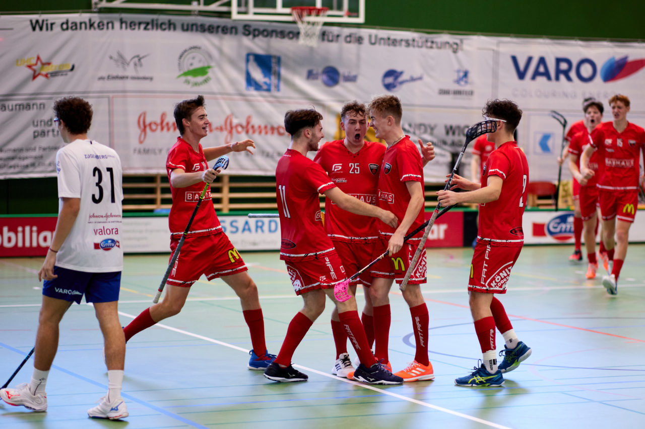 Junioren U21A
Zug United -  Floorball Köniz am 23. Oktober  2021 in der Sporthalle der Kantonsschule Zug 
Bild: Michael Peter