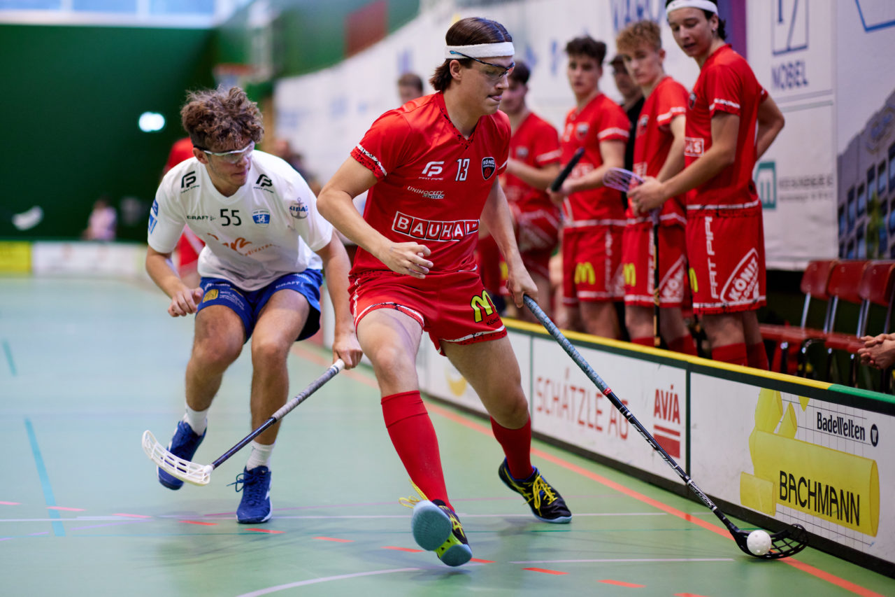 Junioren U21A
Zug United -  Floorball Köniz am 23. Oktober  2021 in der Sporthalle der Kantonsschule Zug 
Bild: Michael Peter