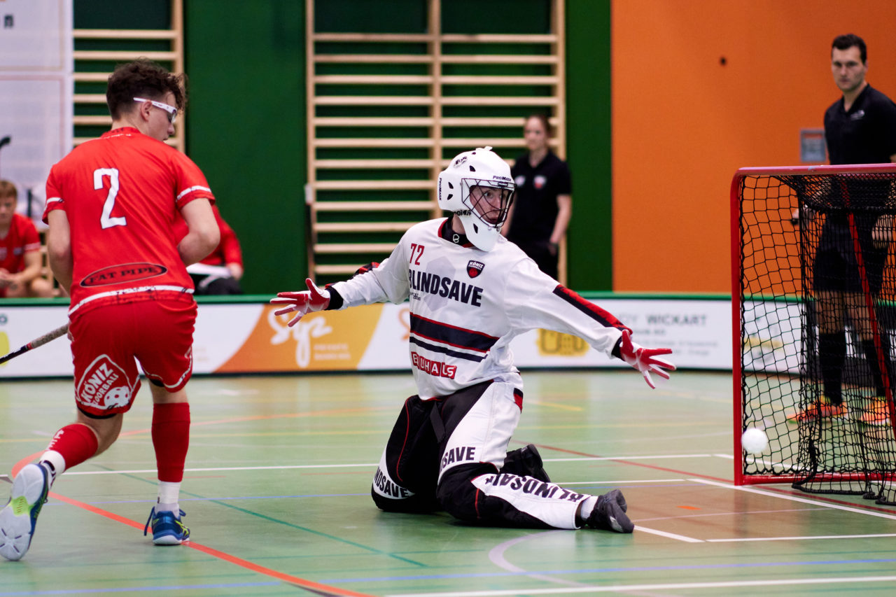 Junioren U21A
Zug United -  Floorball Köniz am 23. Oktober  2021 in der Sporthalle der Kantonsschule Zug 
Bild: Michael Peter