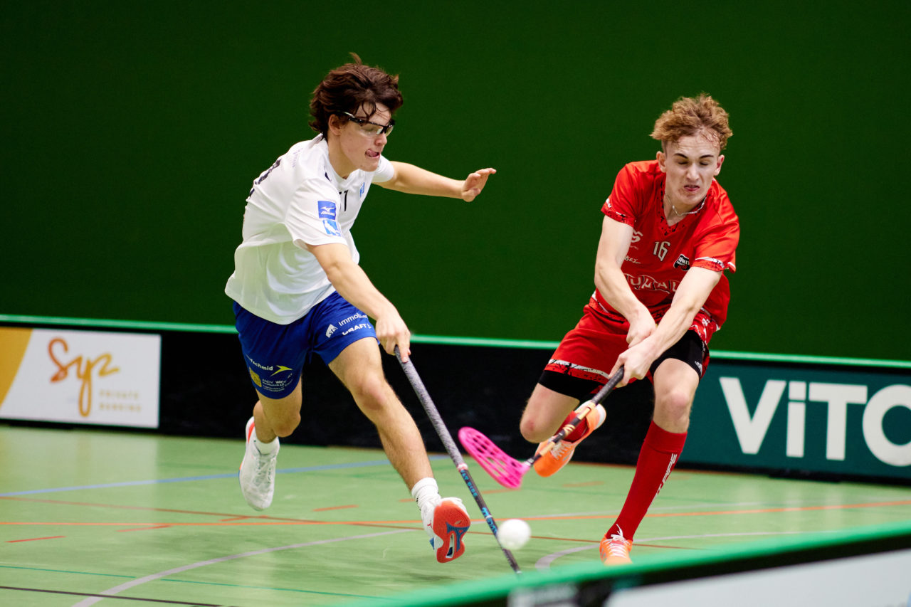 Junioren U21A
Zug United -  Floorball Köniz am 23. Oktober  2021 in der Sporthalle der Kantonsschule Zug 
Bild: Michael Peter